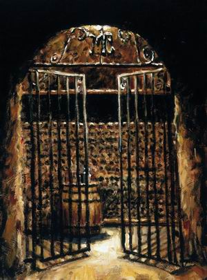 Fabian wine cellar painting 