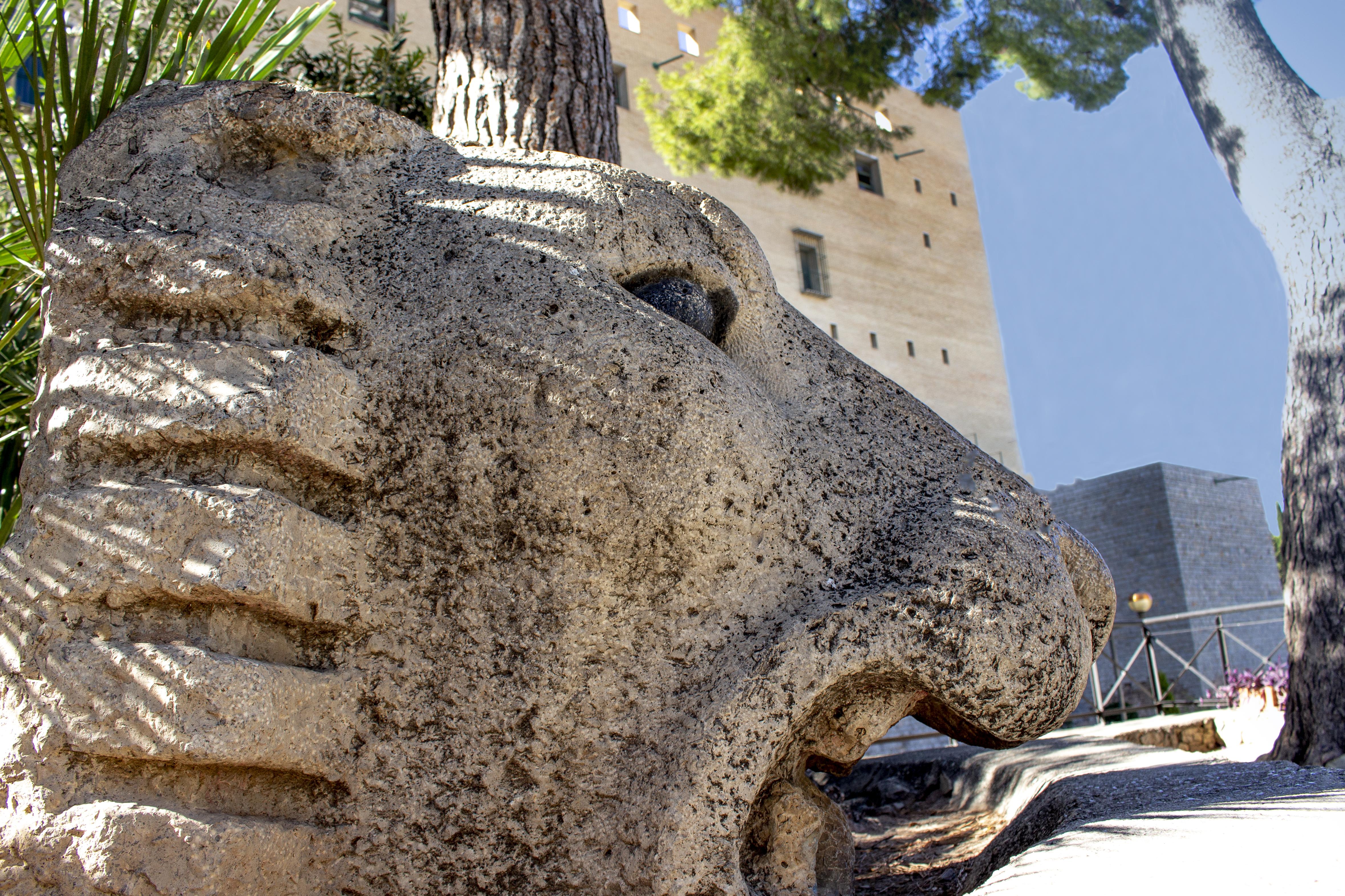 Lion at Roman_fountain
